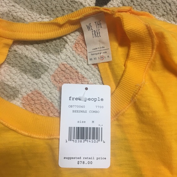 Free People open back crop top NWT - Picture 4 of 6